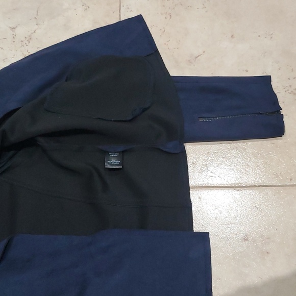 Skies Are Blue Biker Style Jacket Navy Blue Size Small - Picture 4 of 7